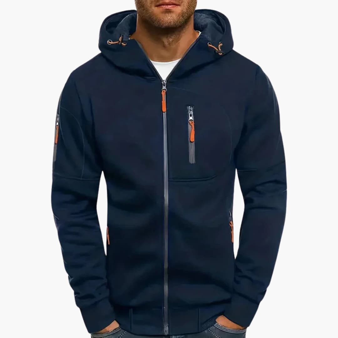 Kapuzenjacke mit Reißverschluss für Herren
