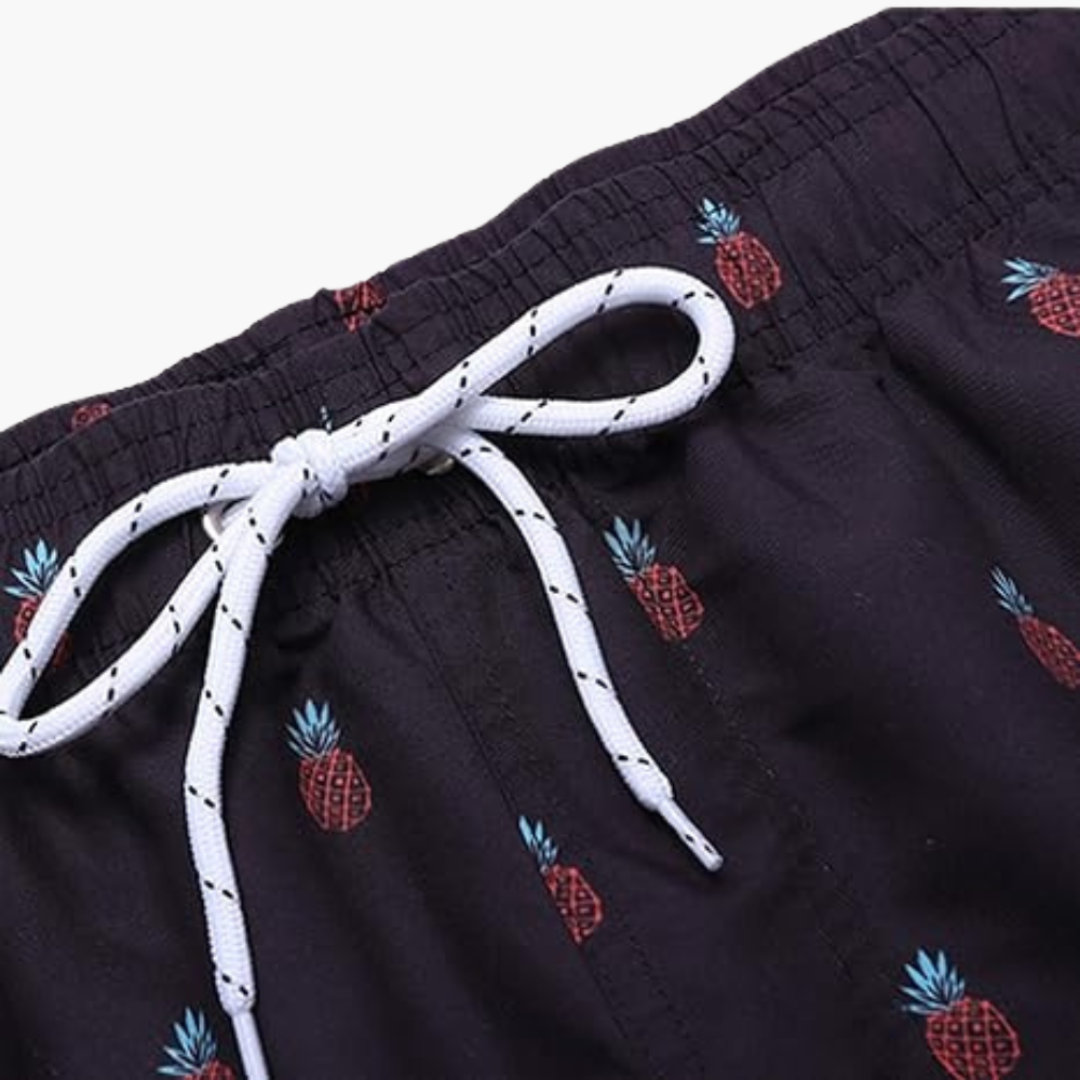 Badeshorts mit Innenslip - Herren Schwimmshorts schnell trocknend