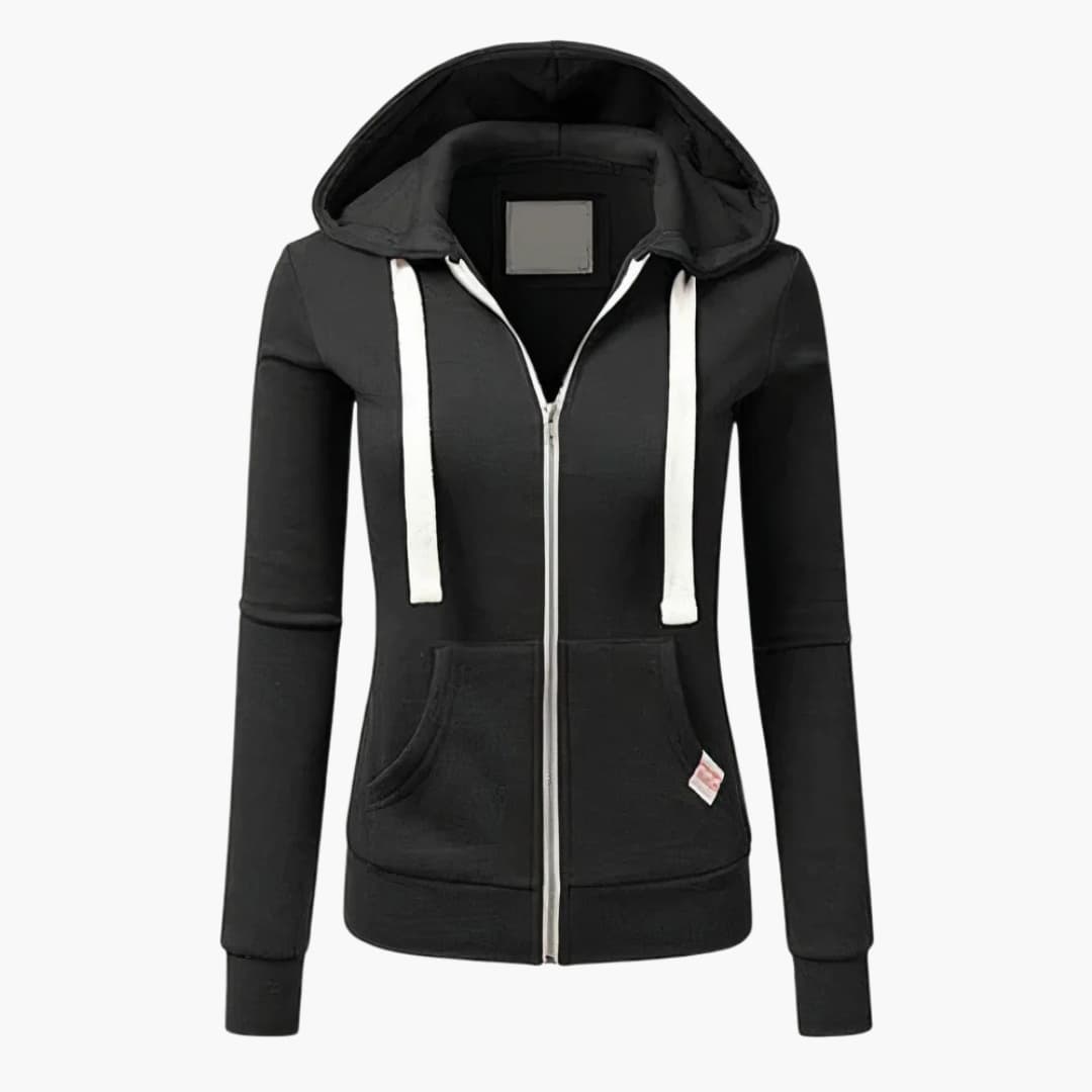 Damen Kapuzenpullover mit Reißverschluss Hoodie für den Alltag