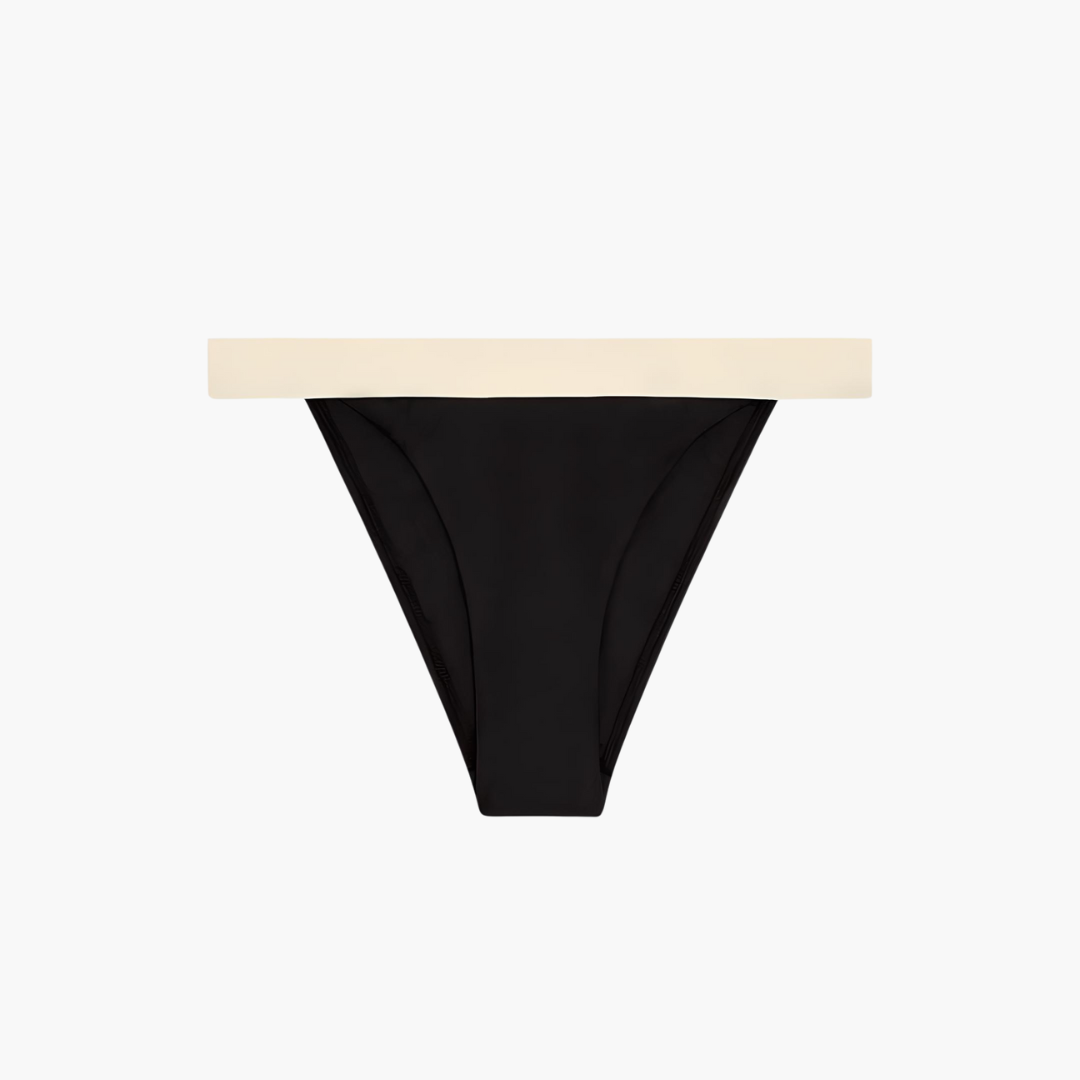 Damen Bikini Set mit Bügelträgern und hochgeschnittenem Slip