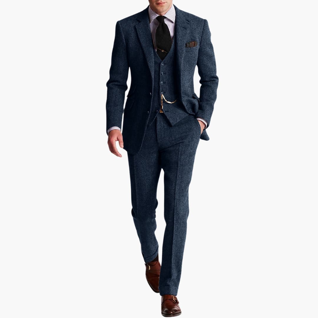 Hochzeitsgast-Anzug - eleganter Stil für Herren mit Weste