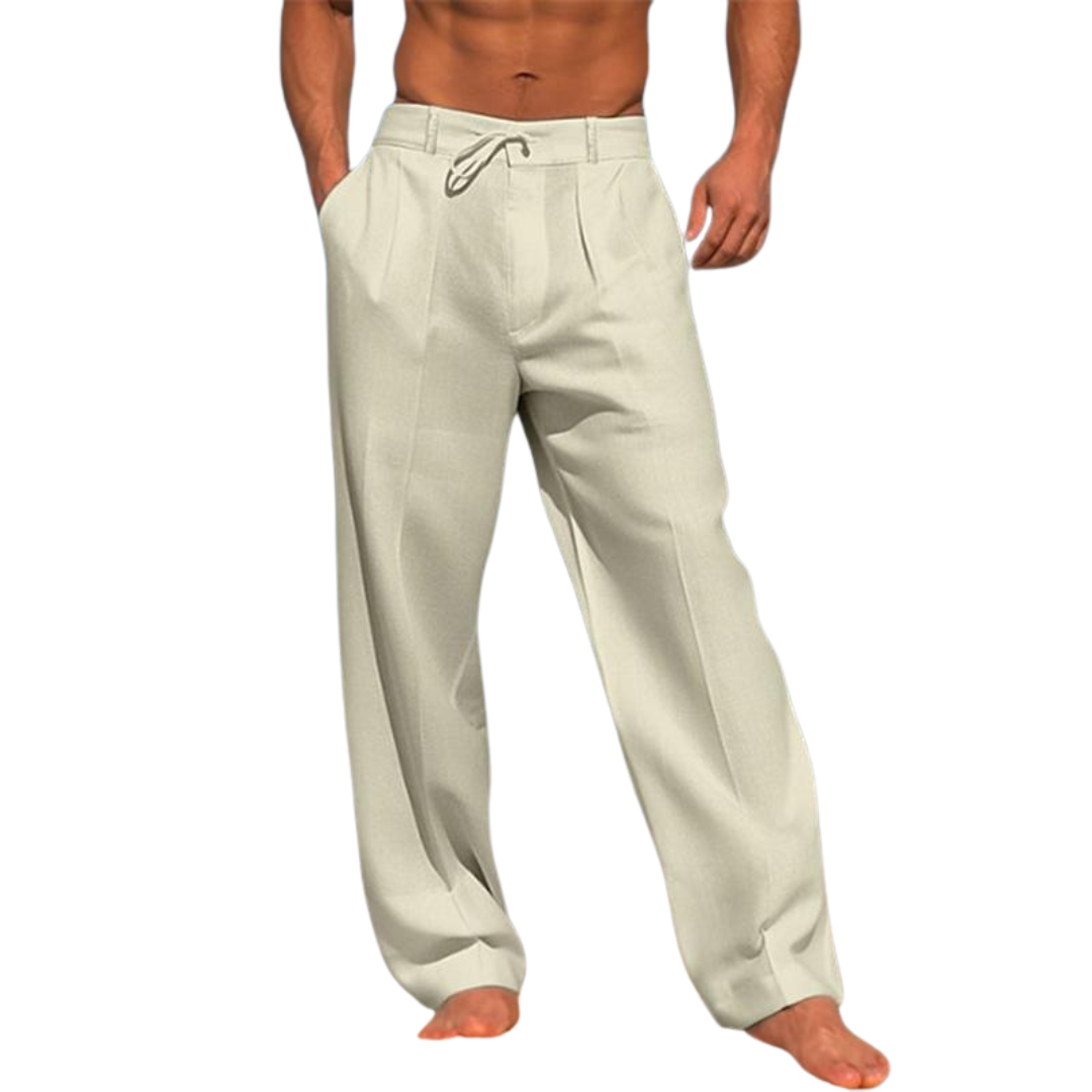 Herren Freizeit-Hose mit Kordelzugbund und Seitentaschen