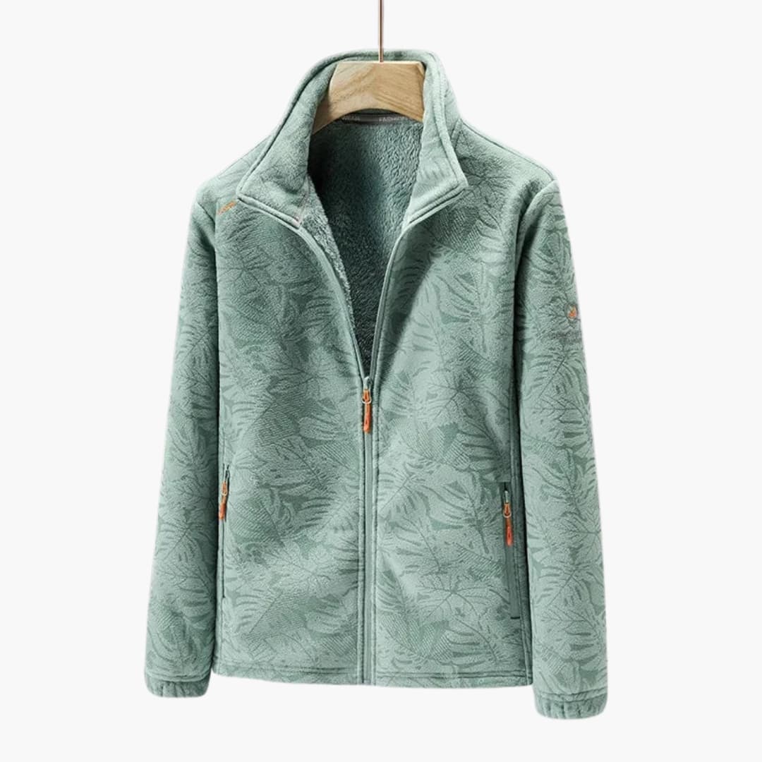Unisex-Jacke mit Reißverschluss und Seitentaschen