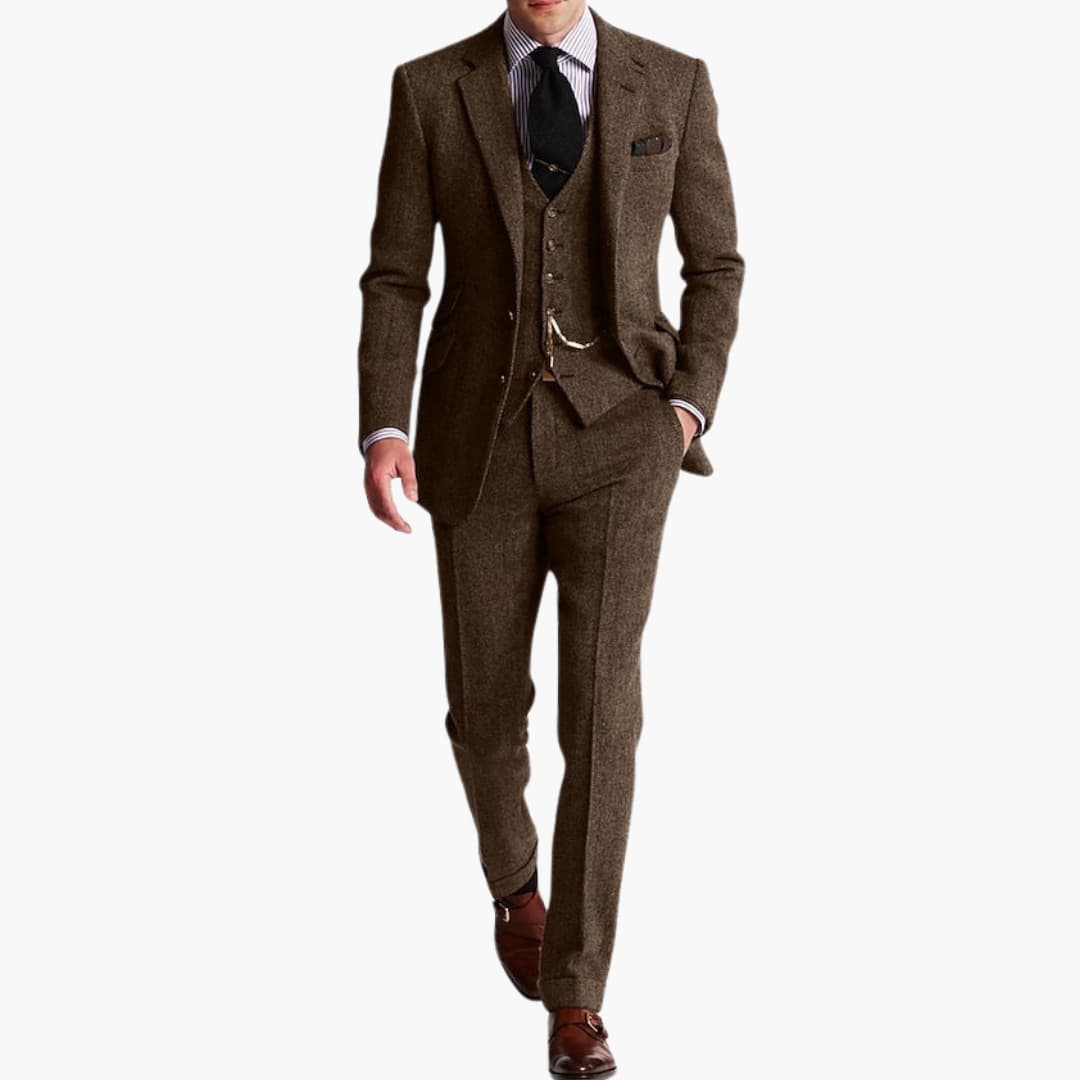 Hochzeitsgast-Anzug - eleganter Stil für Herren mit Weste