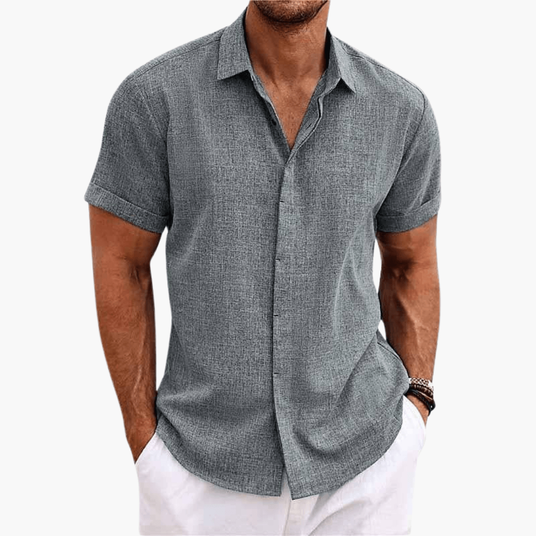 Stylisches Herren-Sommerhemd für warmes Wetter - SchmiedeMode