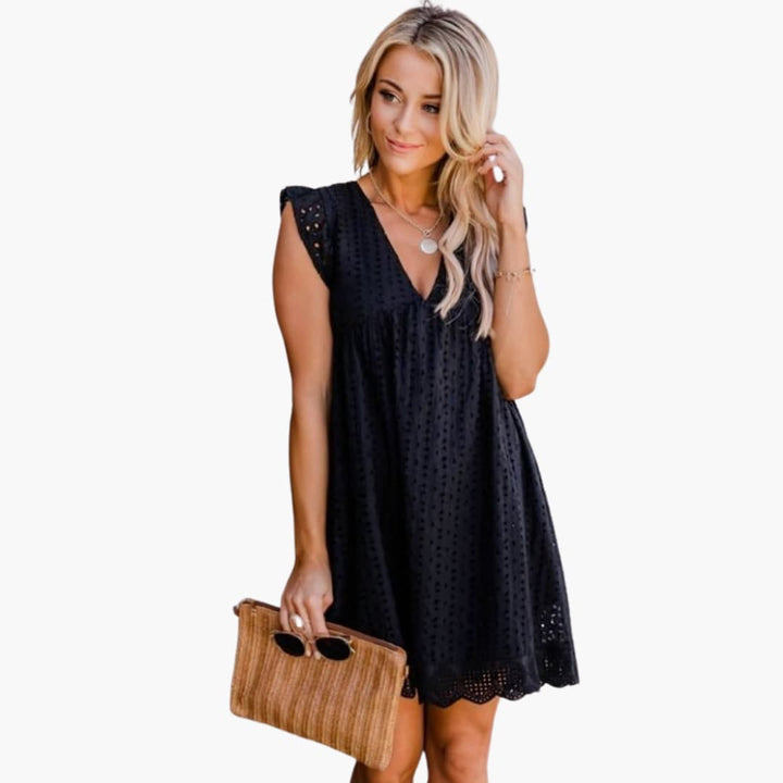 Sommerkleid Damen - Freizeitkleid mit praktischen Taschen