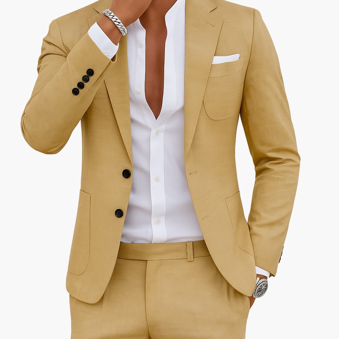Herrenanzug-Set mit Blazer und Hose für alle Jahreszeiten