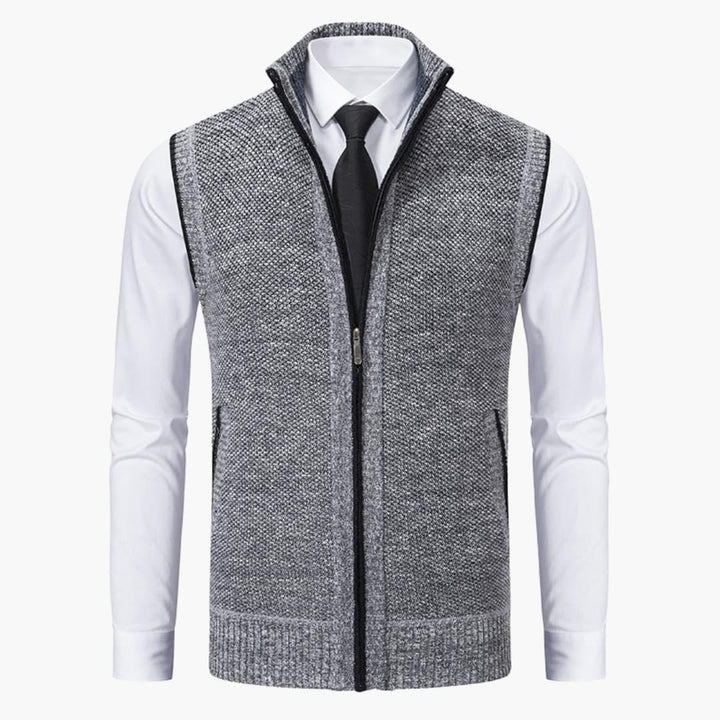 Ärmellose Weste für Herren – Elegante Passform & Vielseitiger Stil - SchmiedeMode