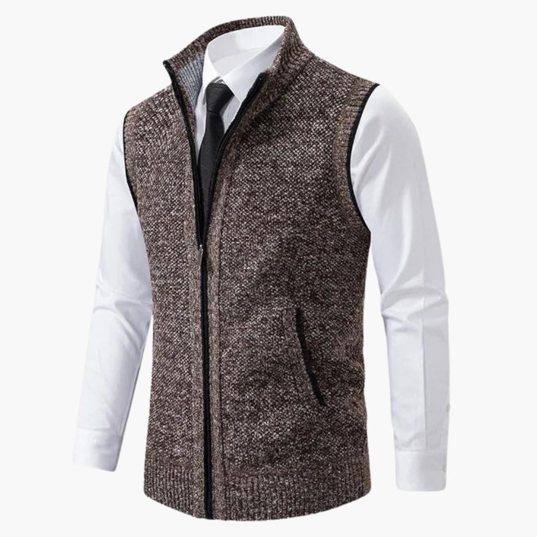 Ärmellose Weste für Herren – Elegante Passform & Vielseitiger Stil - SchmiedeMode