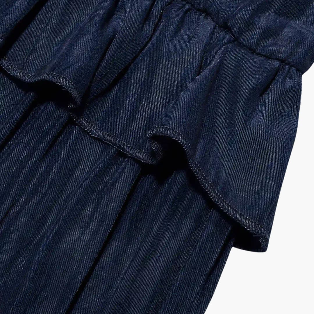 Maxikleid Stufen - Rüschenkleid für Damen, elegant & luftig