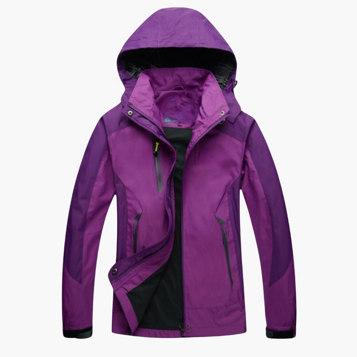 Herren Outdoorjacke mit Kapuze und Reißverschluss