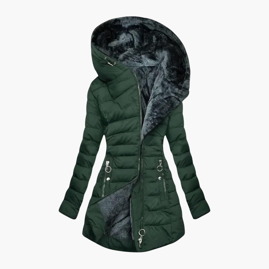 Warmer und gemütlicher Wintermantel für Damen - SchmiedeMode