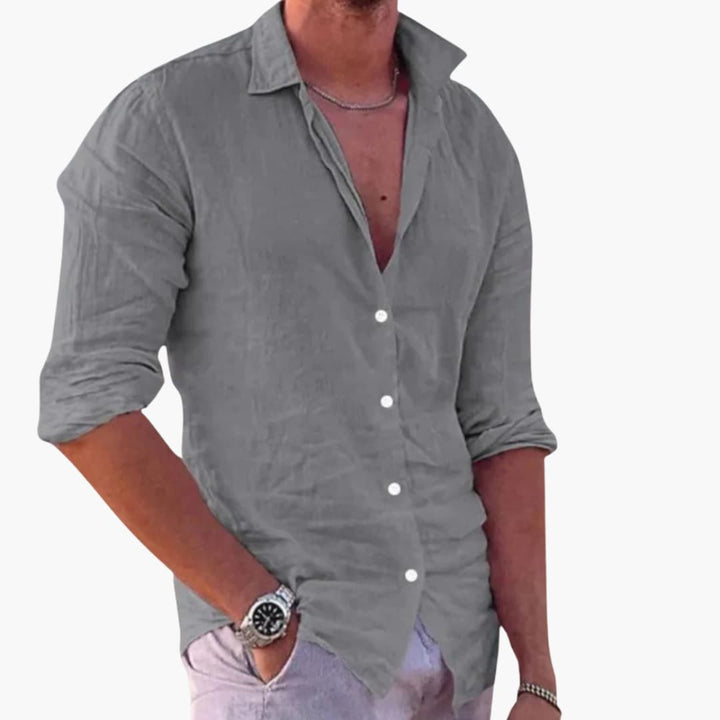 Sommerhemd für Herren - Leicht, Atmungsaktiv & Freizeitlook