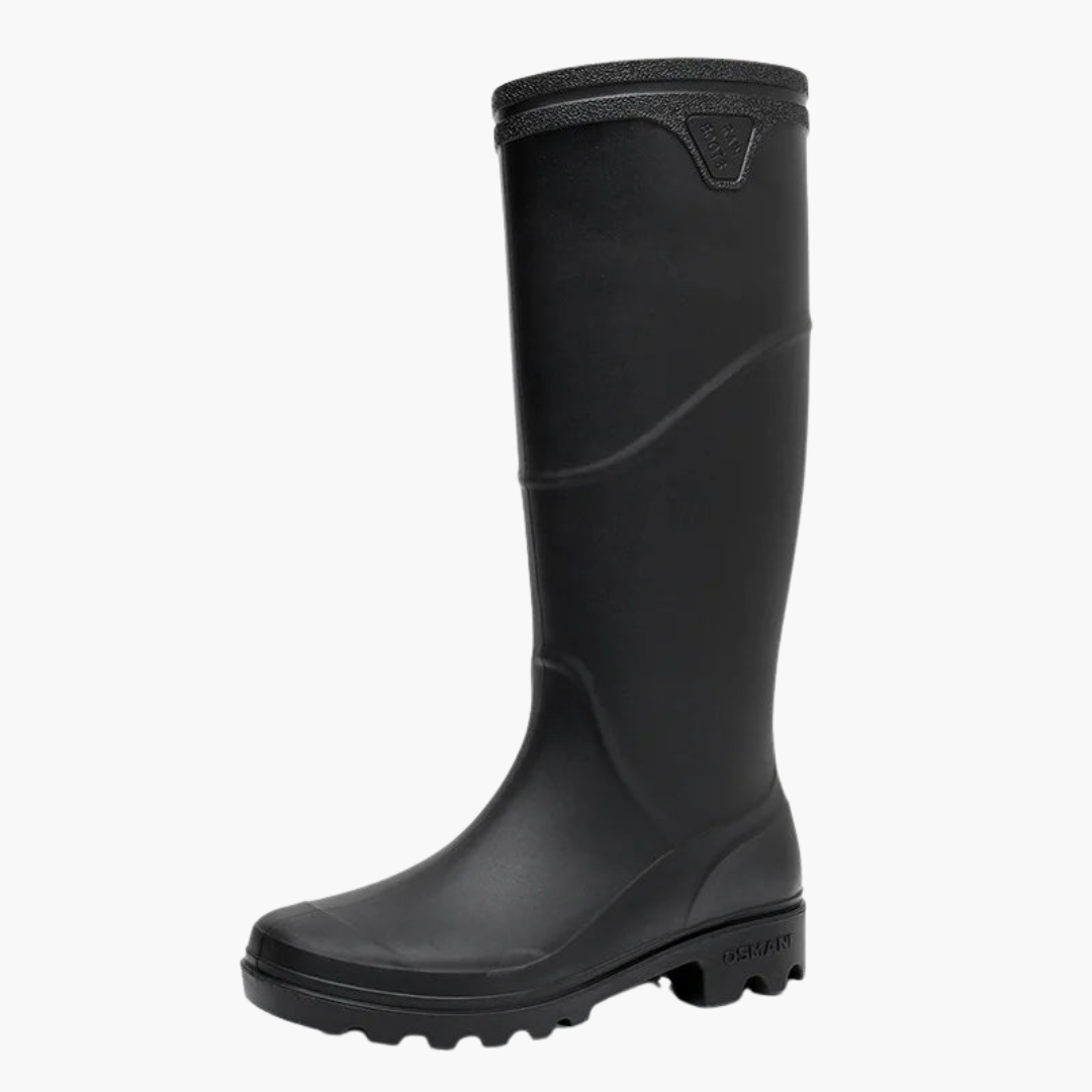 Herren Gummistiefel mit hohem Schaft und profilierter Sohle
