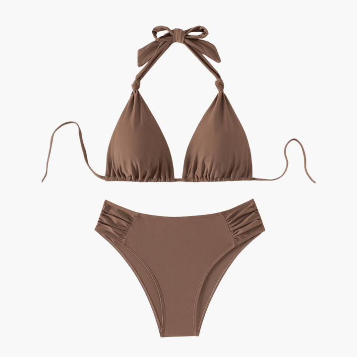 Eleganter und schmeichelhafter Krawatten-Bikini für Frauen - SchmiedeMode