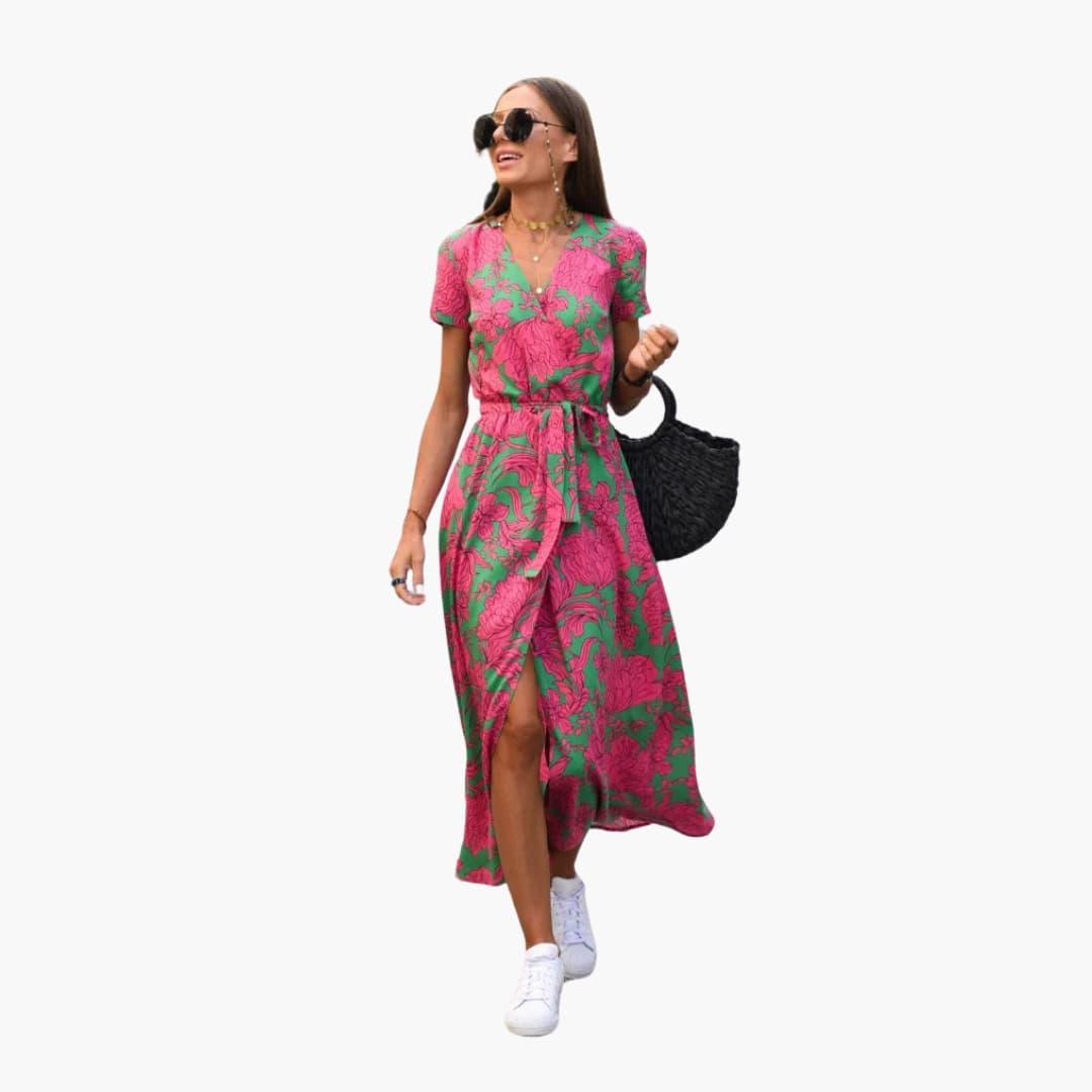 Schickes leichtes Midikleid für Damen - SchmiedeMode