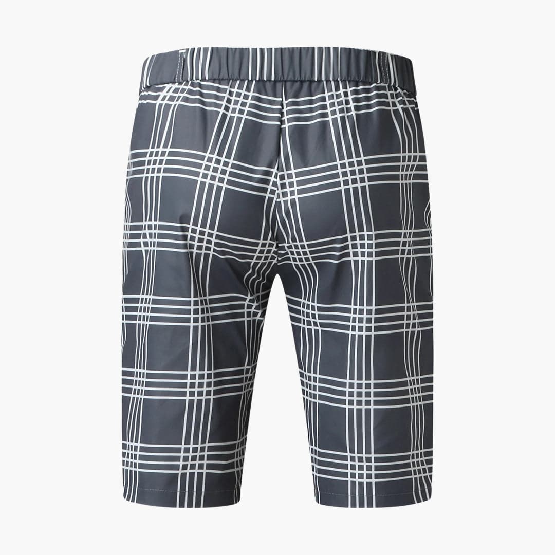 Herren Shorts mit Karomuster und Seitentaschen für Sommer