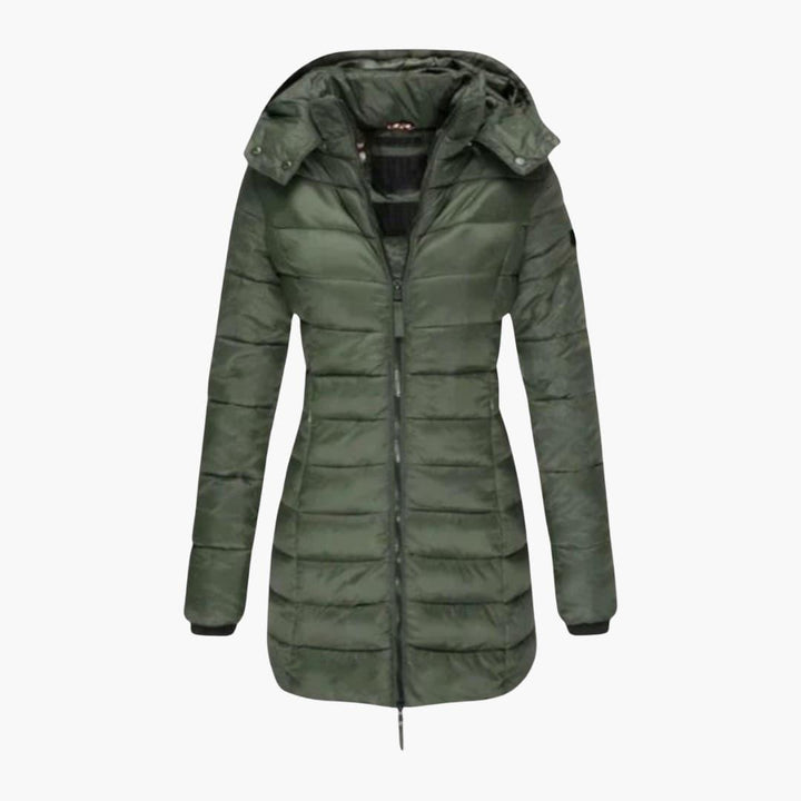 Warm gefütterter Wintermantel für Damen - SchmiedeMode