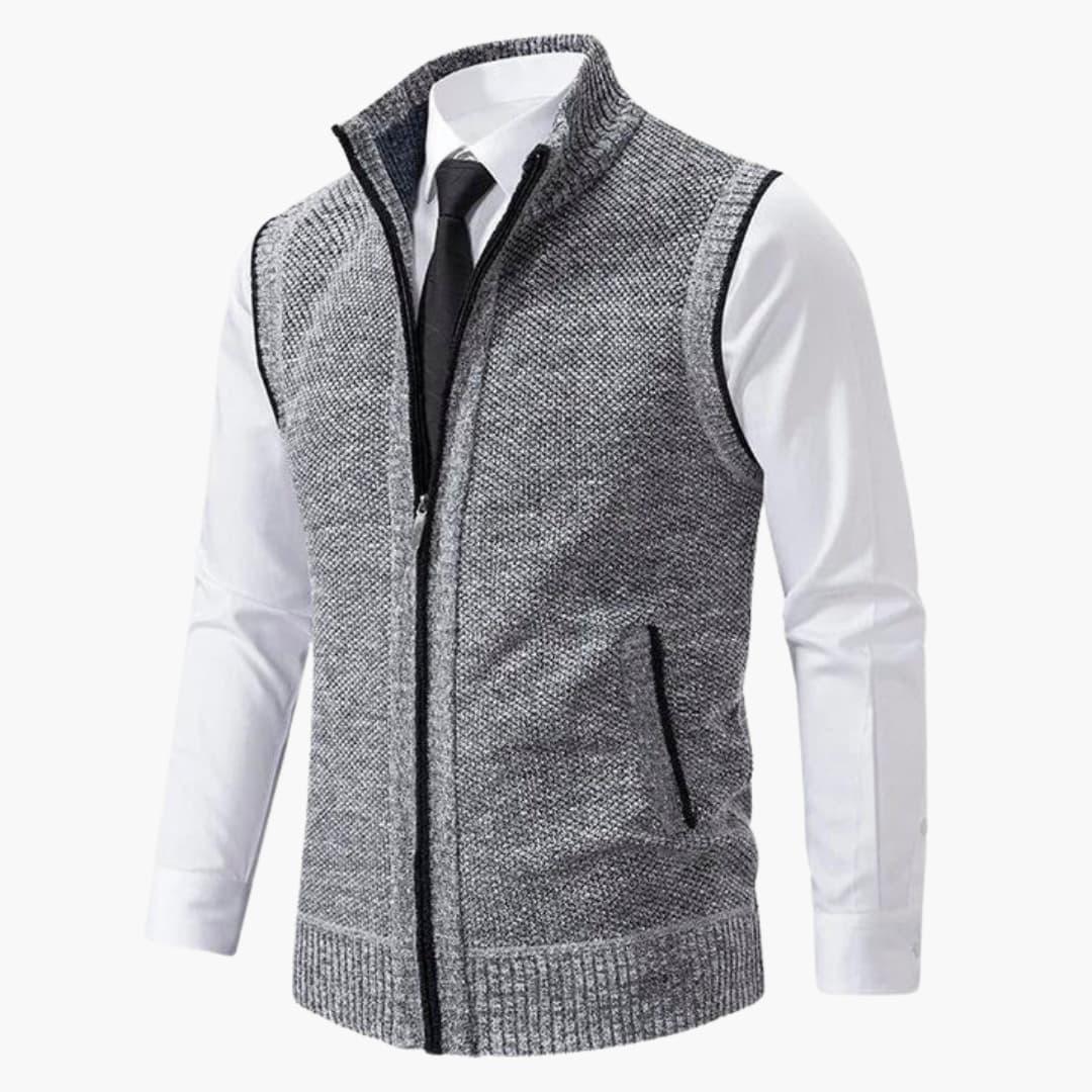 Ärmellose Weste für Herren – Elegante Passform & Vielseitiger Stil - SchmiedeMode