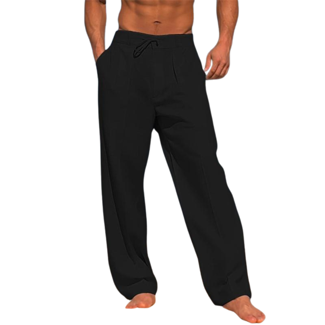 Herren Freizeit-Hose mit Kordelzugbund und Seitentaschen