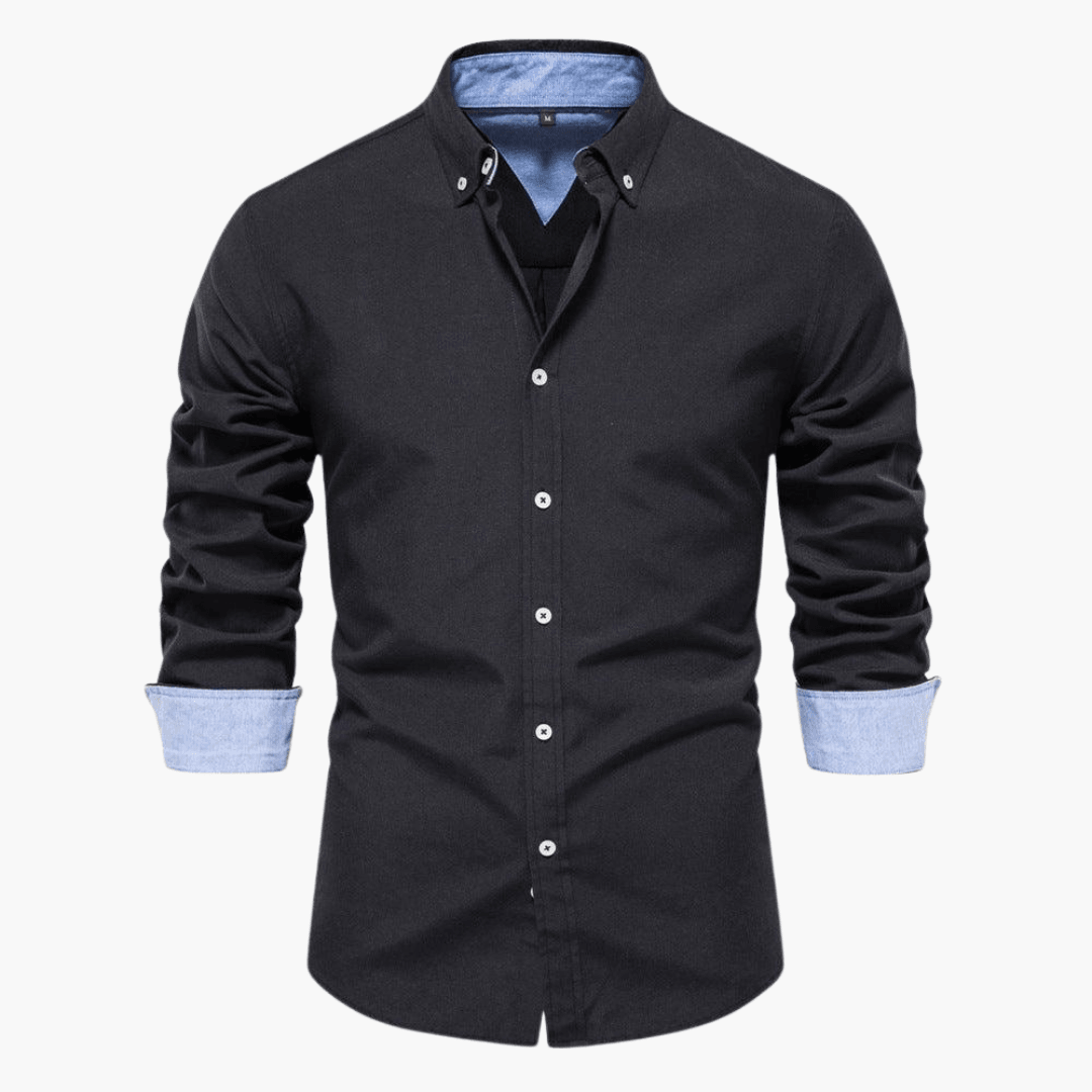 Bequemes Slim-Fit-Hemd für Männer - SchmiedeMode