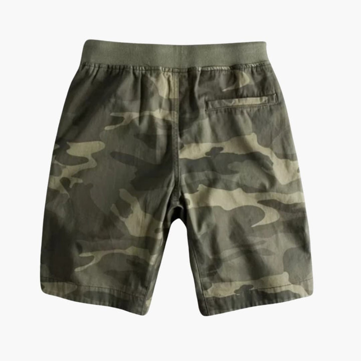 Herren Sommer-Cargoshorts mit Camouflage und Seitentaschen