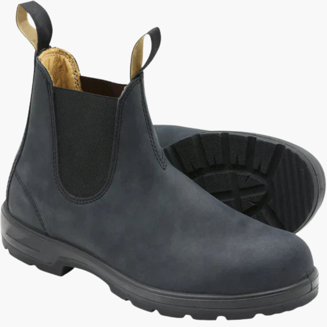 Herren Chelsea Stiefel mit Schaft und Einsätzen zum Hineinschlüpfen