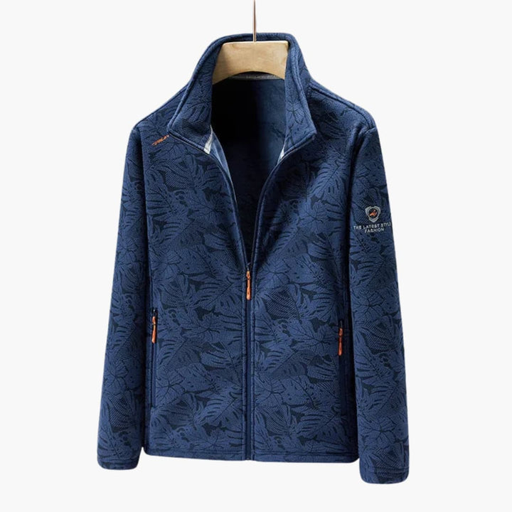 Unisex-Jacke mit Reißverschluss und Seitentaschen