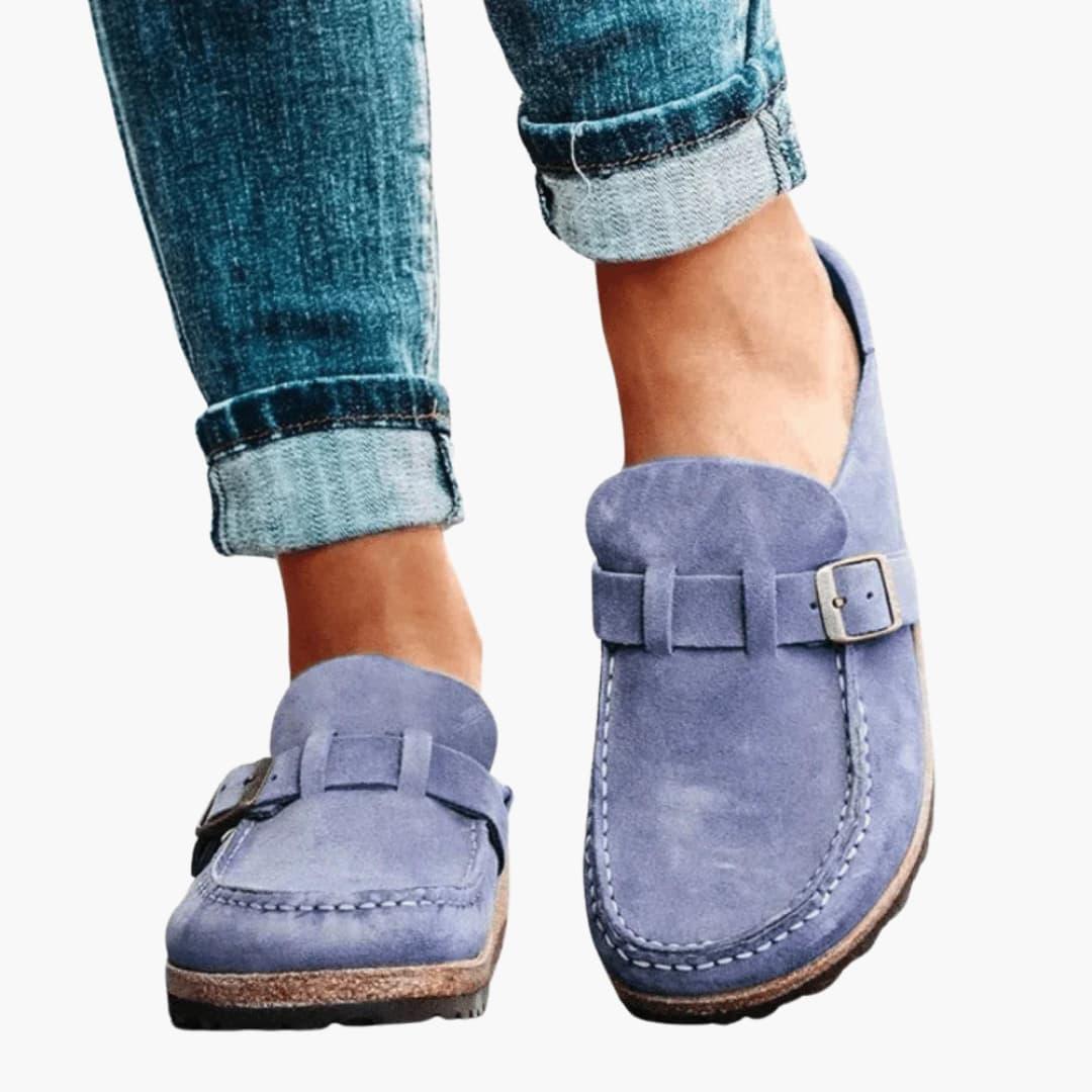 Modische Clog-Sandalen mit ganztägigem Komfort für Frauen - SchmiedeMode