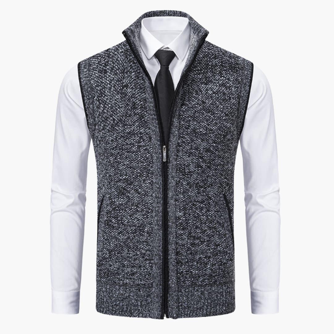 Ärmellose Weste für Herren – Elegante Passform & Vielseitiger Stil - SchmiedeMode