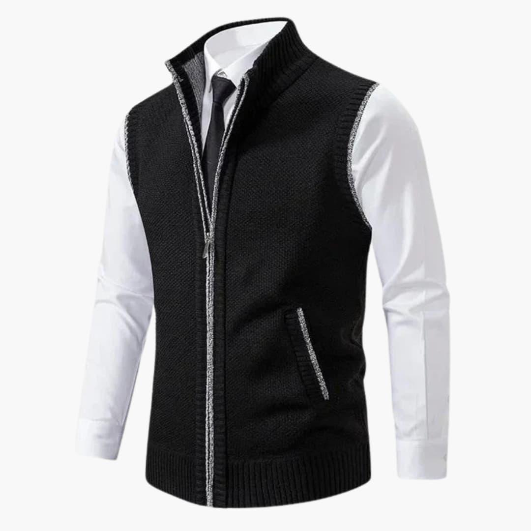 Ärmellose Weste für Herren – Elegante Passform & Vielseitiger Stil - SchmiedeMode