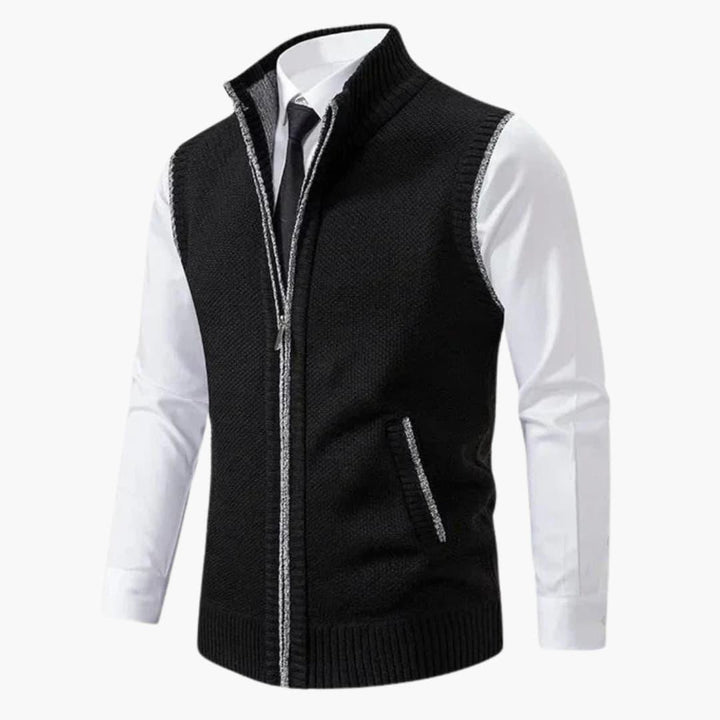 Ärmellose Weste für Herren – Elegante Passform & Vielseitiger Stil - SchmiedeMode