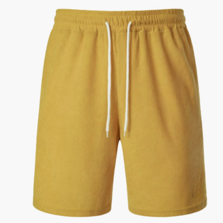 Herren Shorts aus Cord mit elastischem Bund für den Sommer