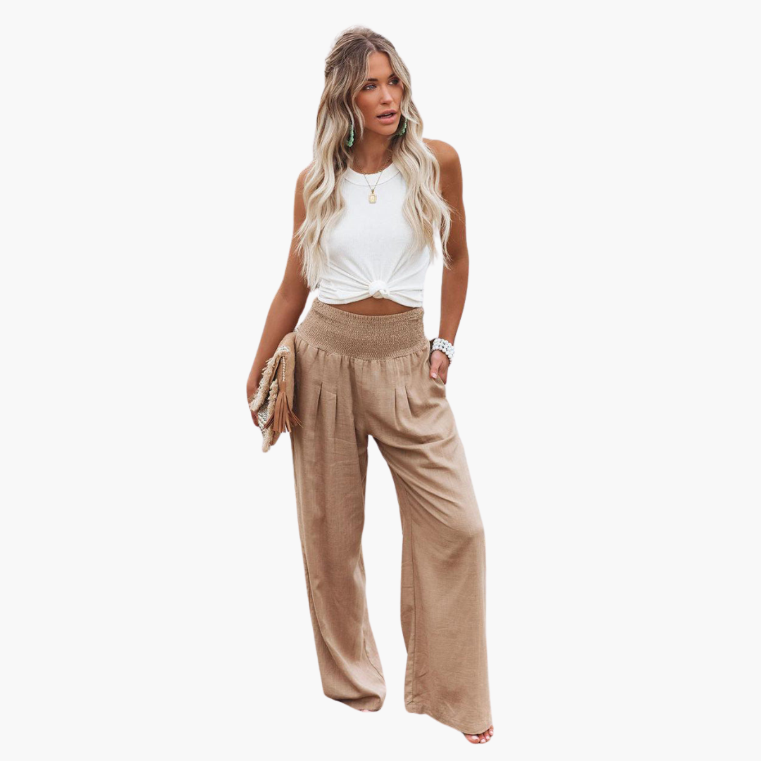 Palazzo Hose für Damen – Weite, bequeme Sommerhose