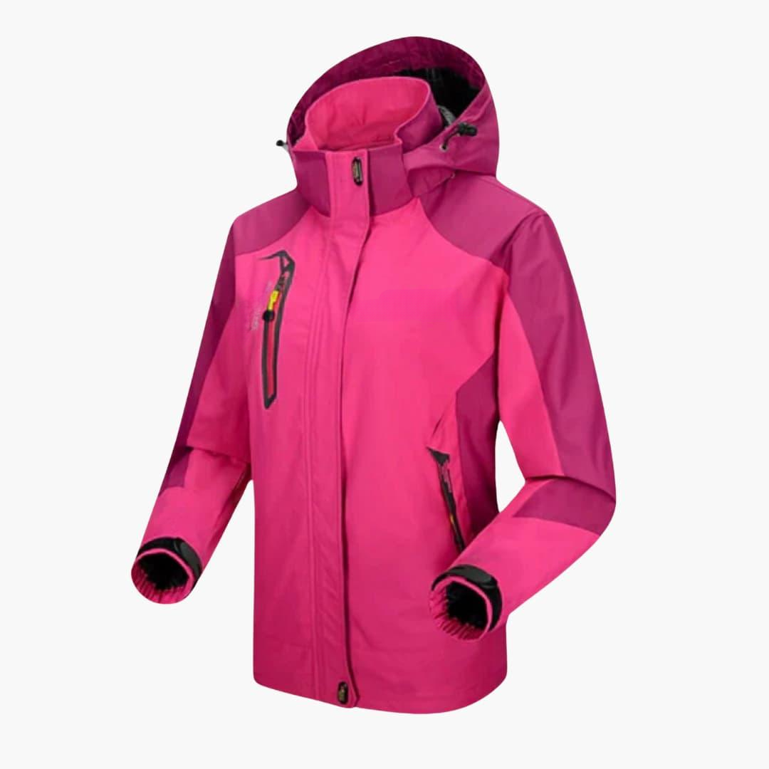 Herren Outdoorjacke mit Kapuze und Reißverschluss