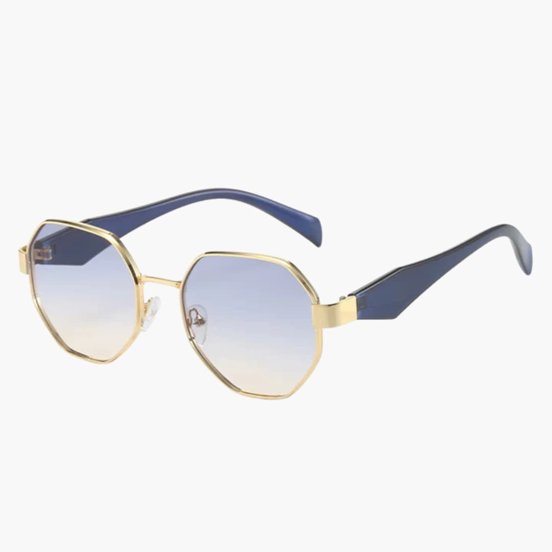 Damen Sonnenbrille mit runder Fassung und UV400 Schutz