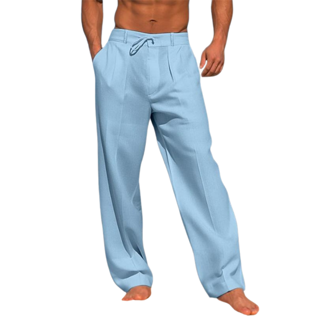 Herren Freizeit-Hose mit Kordelzugbund und Seitentaschen