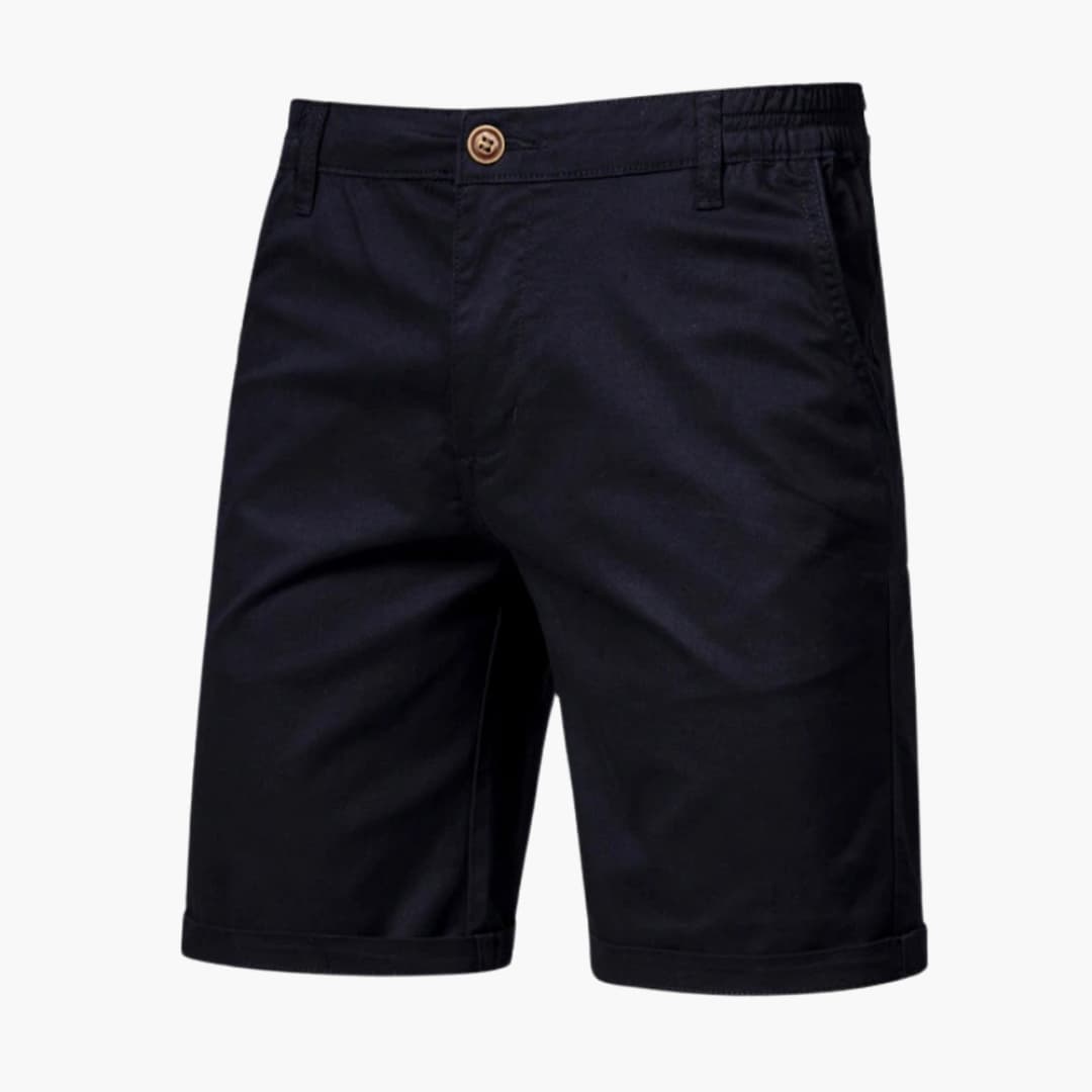 Herren Baumwollshorts mit Gummibund und Seitentaschen