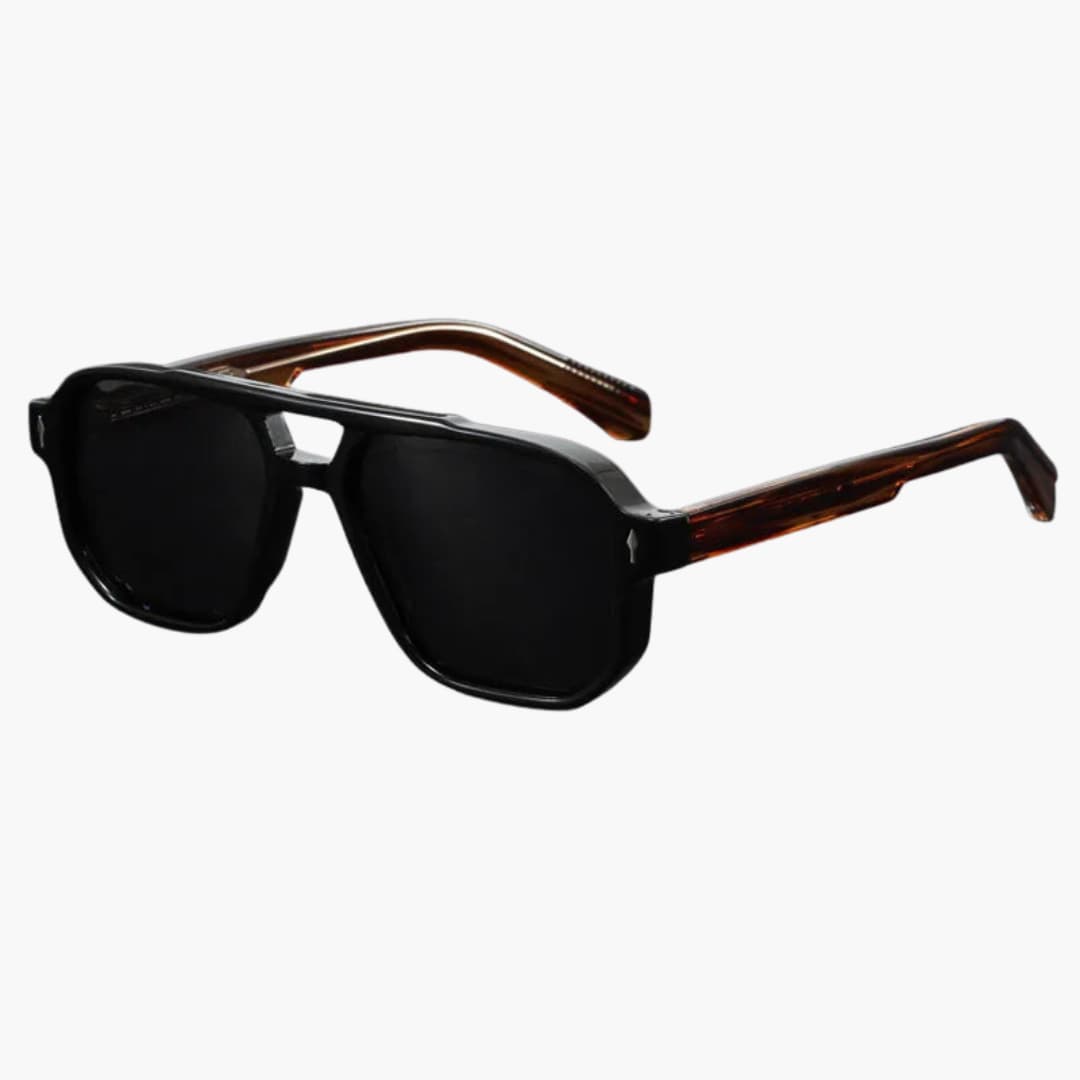 Damen Sonnenbrille mit Pilotenform und Antiblau-Lichtgläsern