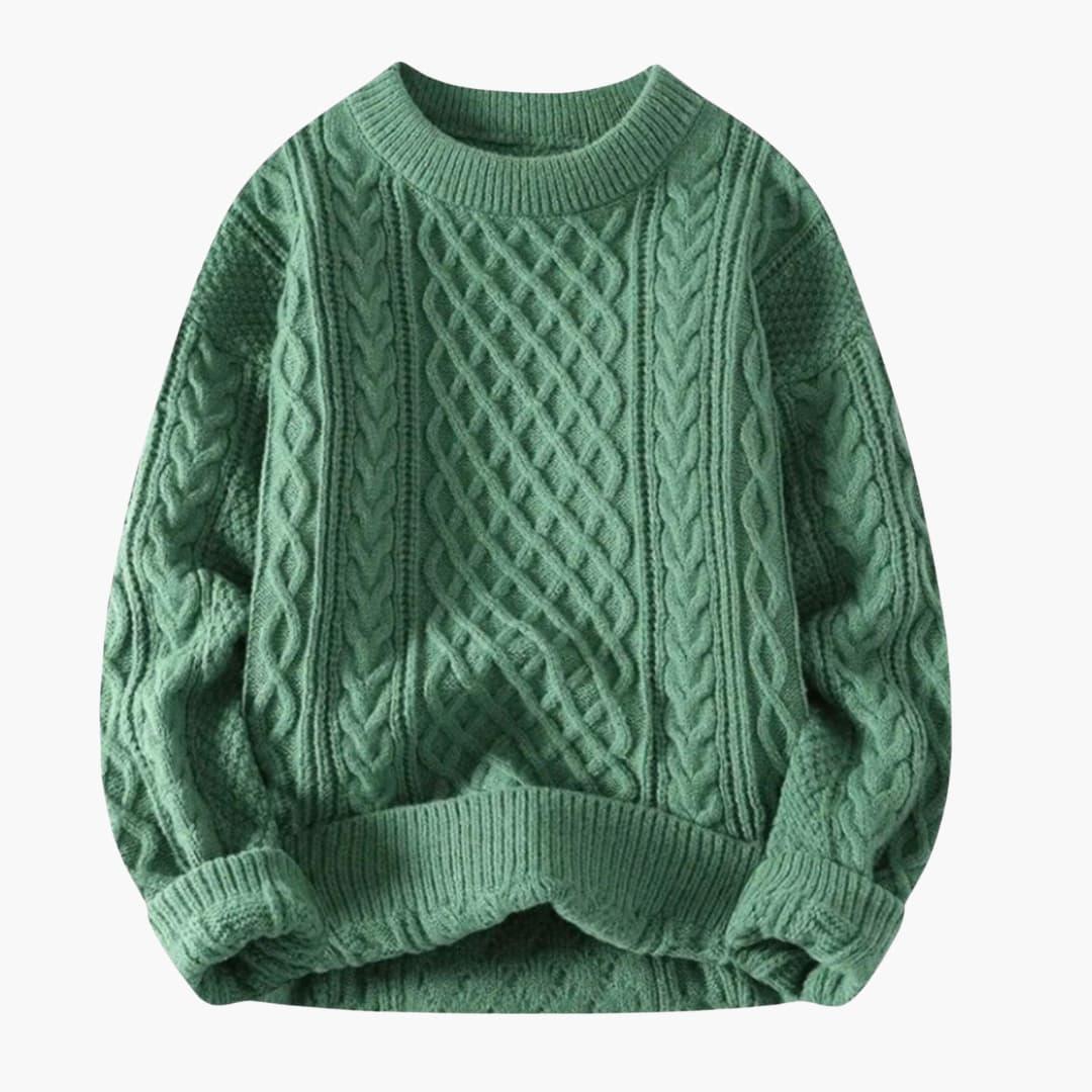 Lässiger und warmer Strickpullover für Männer - SchmiedeMode
