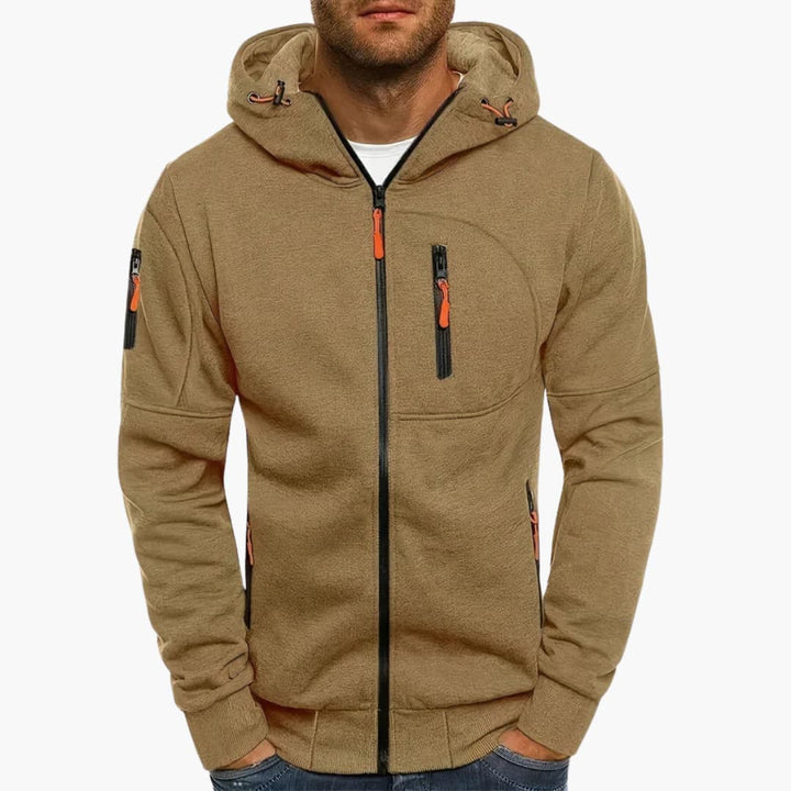 Kapuzenjacke mit Reißverschluss für Herren