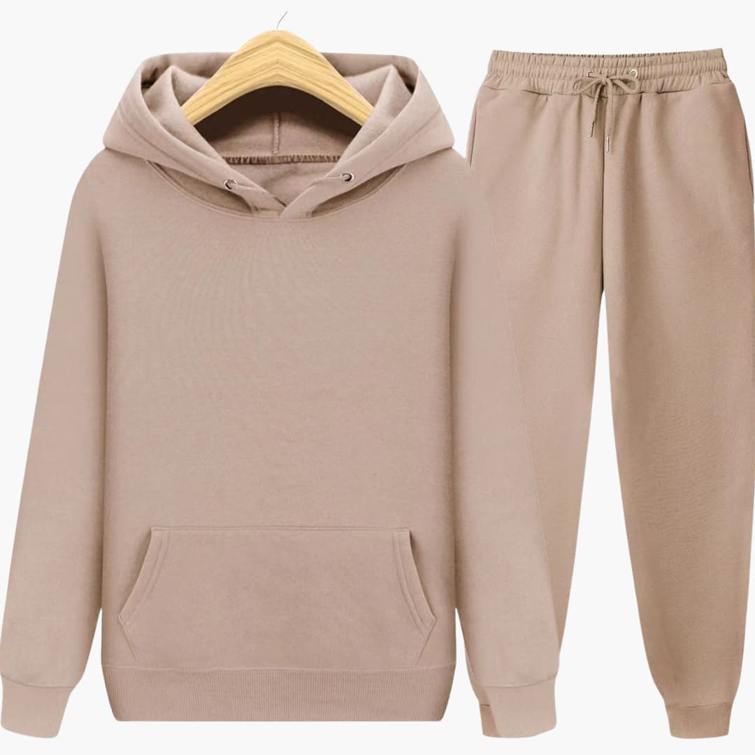 Herren Jogginganzug mit Kapuzenpullover und Bündchenhose