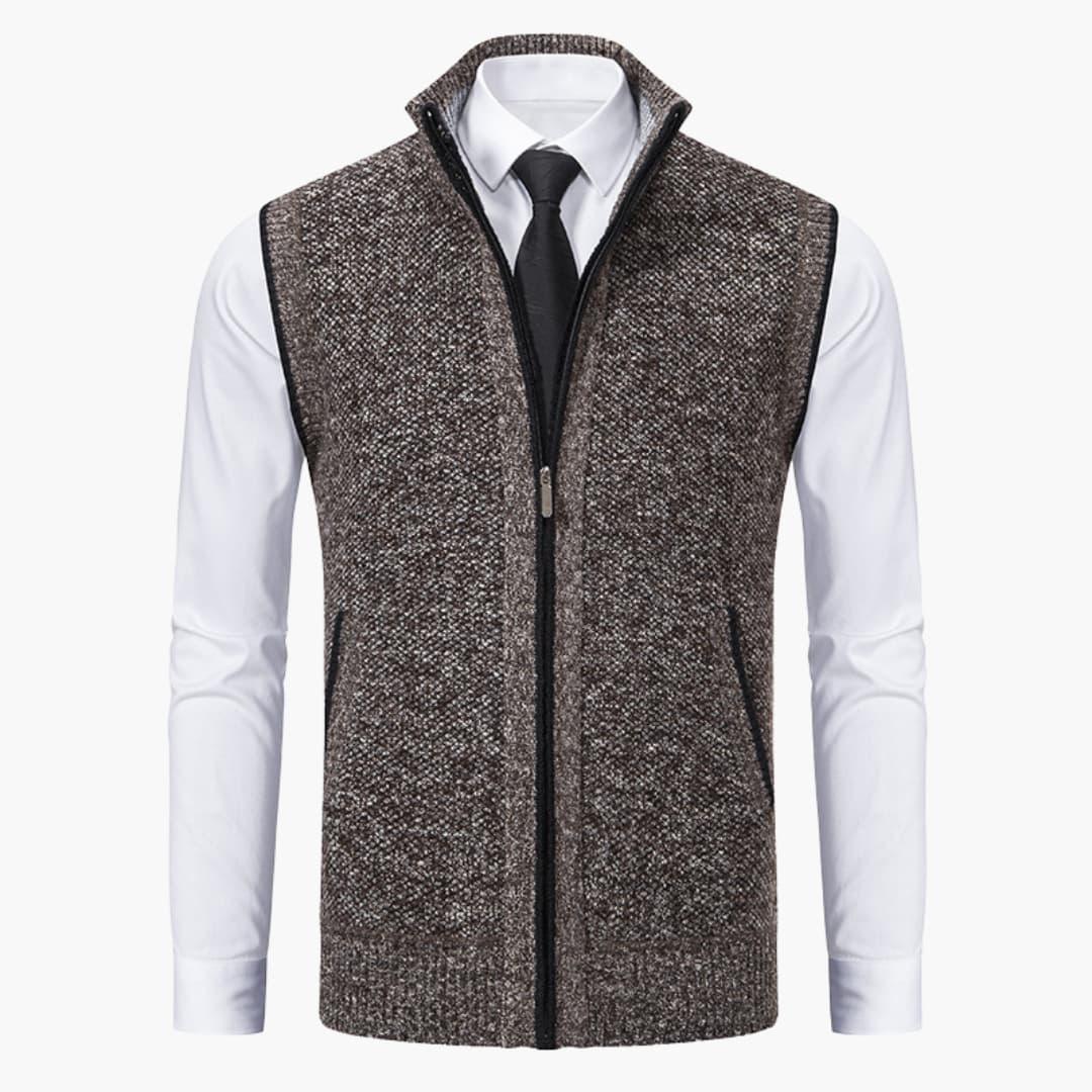 Ärmellose Weste für Herren – Elegante Passform & Vielseitiger Stil - SchmiedeMode