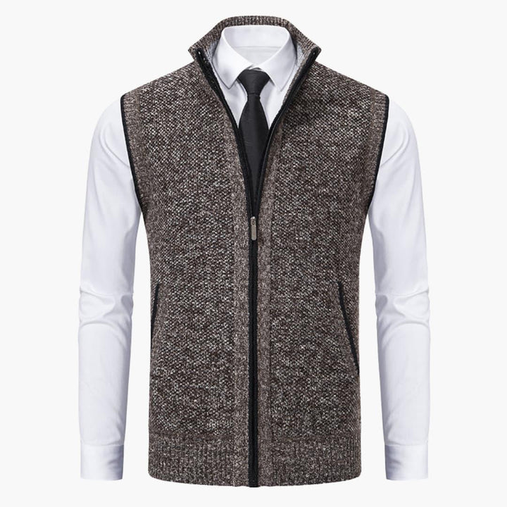 Ärmellose Weste für Herren – Elegante Passform & Vielseitiger Stil - SchmiedeMode
