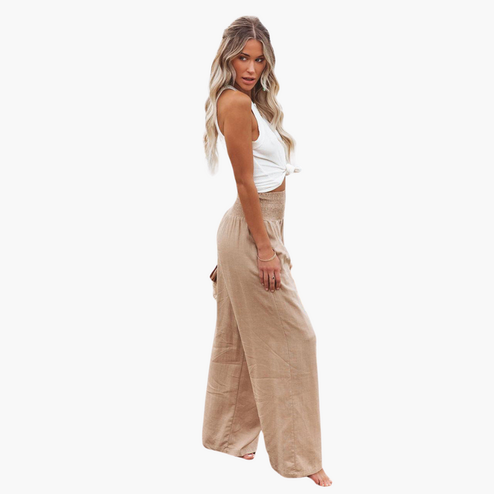 Palazzo Hose für Damen – Weite, bequeme Sommerhose