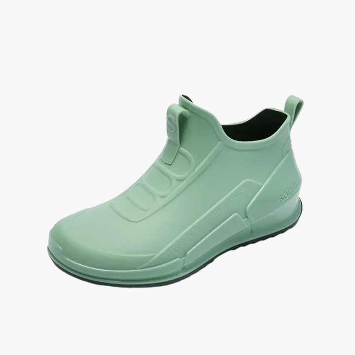 Damen Slipper Stiefel mit geschlossenem Schaft
