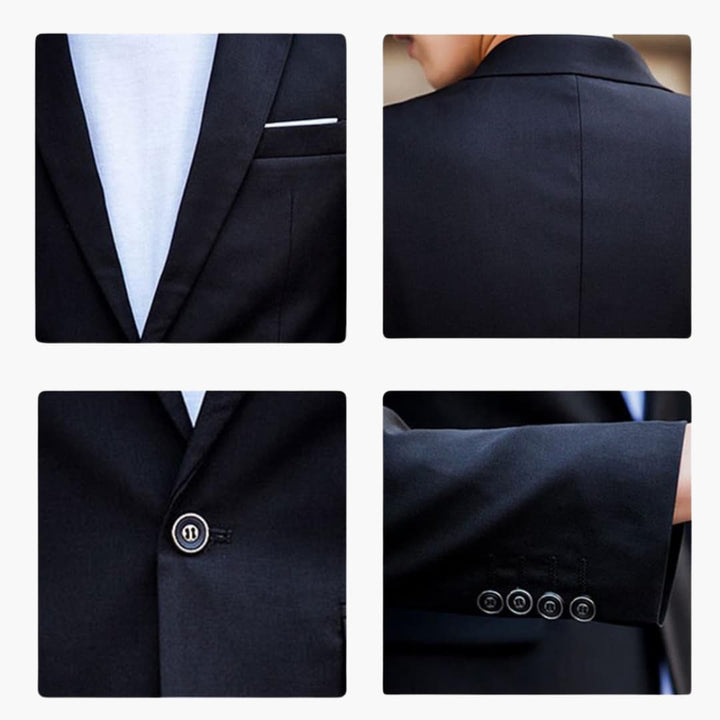2-teiliges Anzug Set - Slim Fit Herrenanzug für Business Look - SchmiedeMode