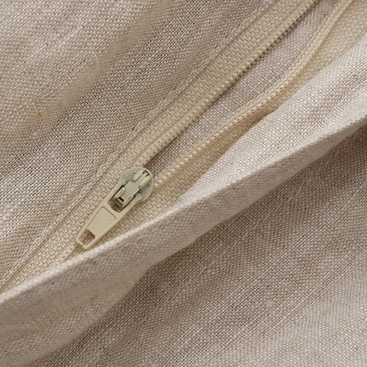 Herren Leinen Shorts mit Kordelzug und Seitentaschen