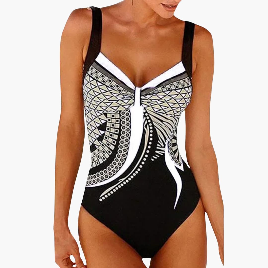 Eleganter Einteiler - Damen Badeanzug mit Stil für den Sommer