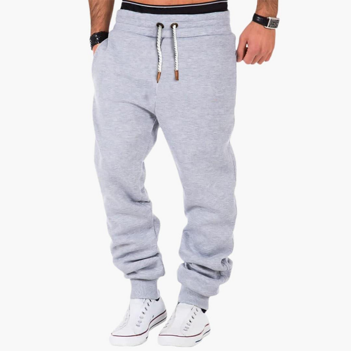Jogginghose für Herren mit gerippten Bündchen und Gesäßtasche